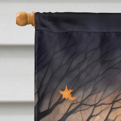 Affenpinscher Spooky Halloween House Flag