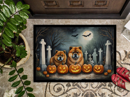 Chow Chow Spooky Halloween Doormat