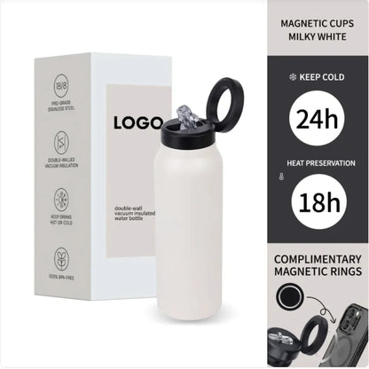 Stainless Steel Magnetic Vacuum-Insulated Water Bottle