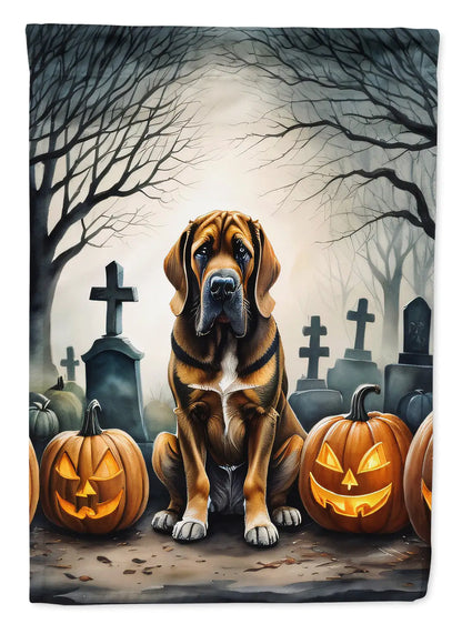 Bloodhound Spooky Halloween Garden Flag