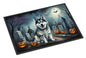 Alaskan Malamute Spooky Halloween Doormat