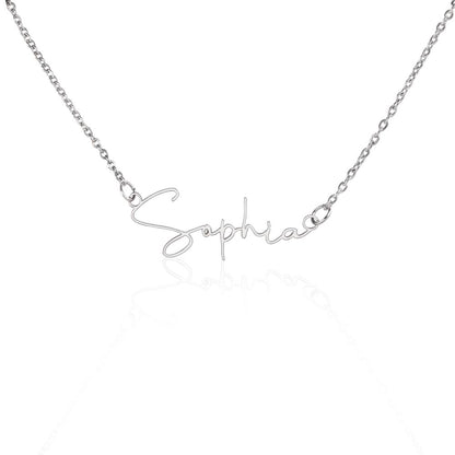 Dazzle with a custom Name Necklace