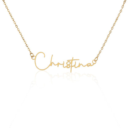 Dazzle with a custom Name Necklace