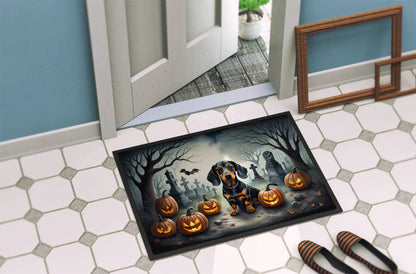 Dachshund Spooky Halloween Doormat