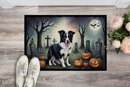 Border Collie Spooky Halloween Doormat