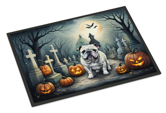 English Bulldog Spooky Halloween Doormat