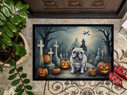 English Bulldog Spooky Halloween Doormat