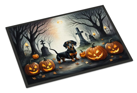 Dachshund Spooky Halloween Doormat