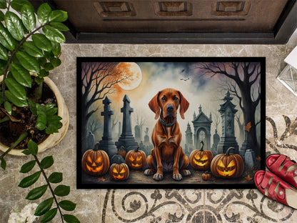 Vizsla Spooky Halloween Doormat